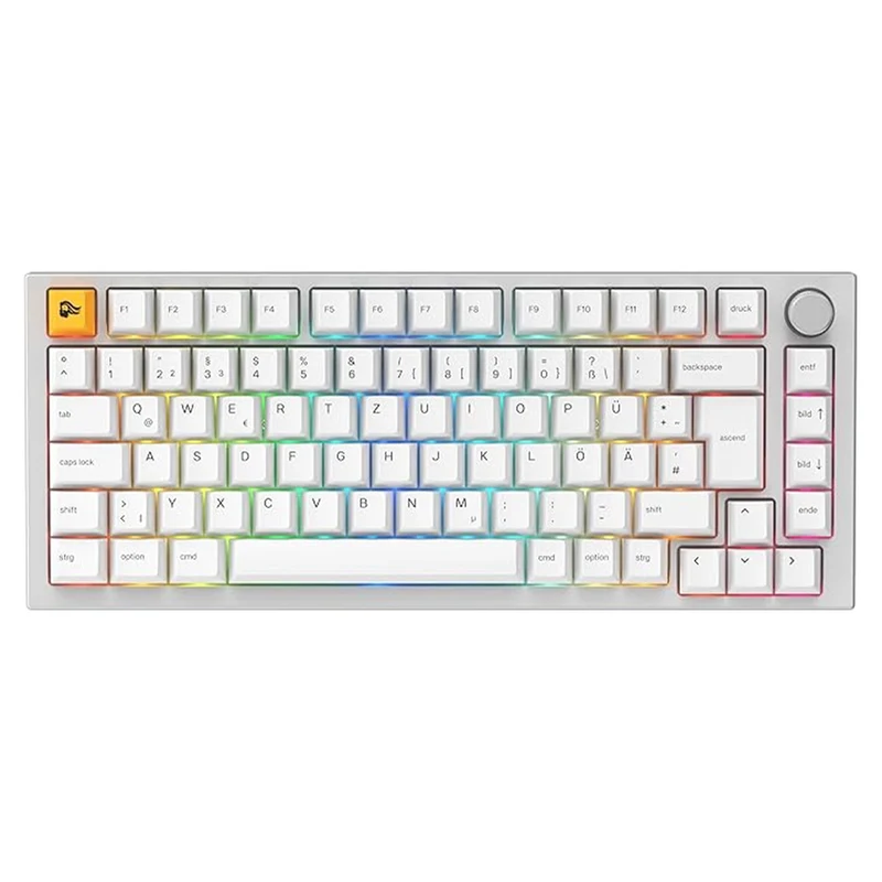 Glorious GMMK Pro Prebuilt 75% ISO FR White