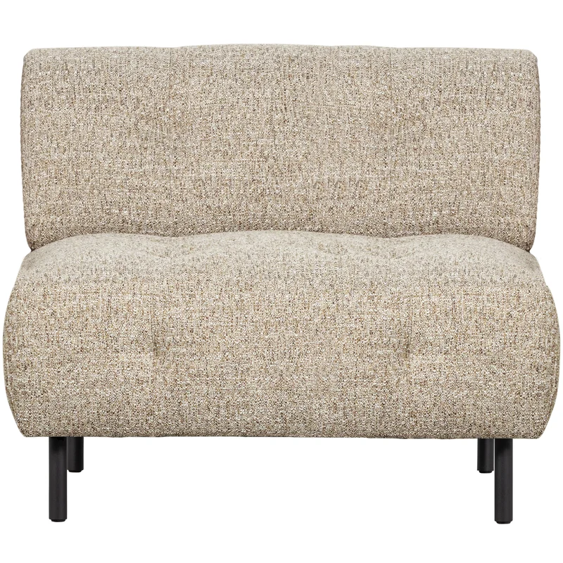 Lloyd fauteuil grof geweven naturel melange