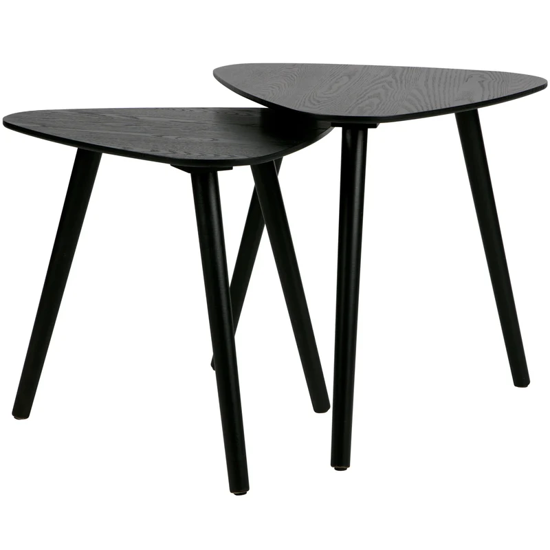 Set v 2 - Nila bijzettafels zwart