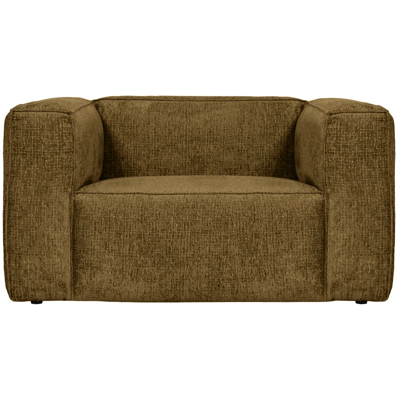 Bean fauteuil structure velvet spices