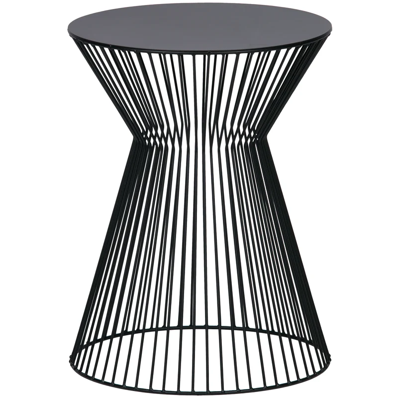 Suus bijzettafel metaal zwart