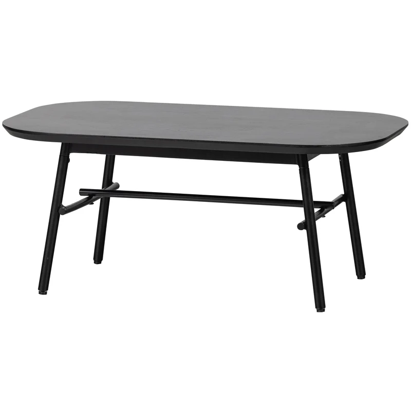 Elegance salontafel mango hout/metal zwart