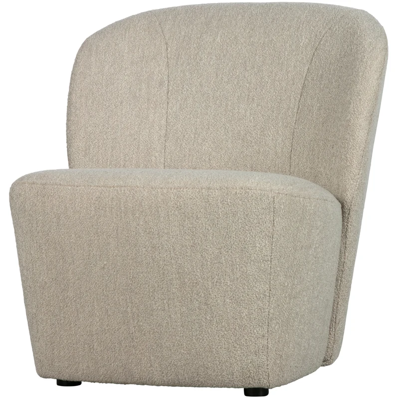 Lofty fauteuil bouclé naturel