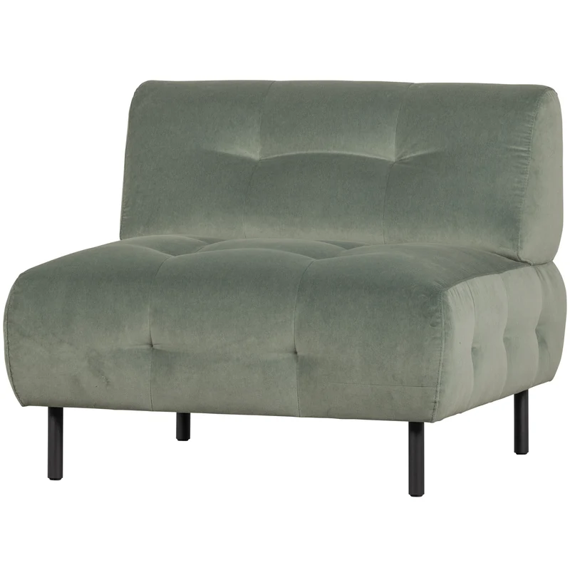 Lloyd fauteuil velvet waterplant