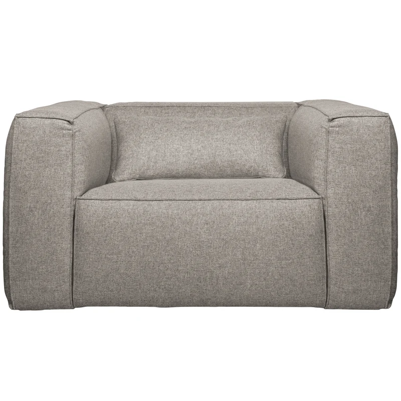 Bean fauteuil incl. kussen lichtgrijs