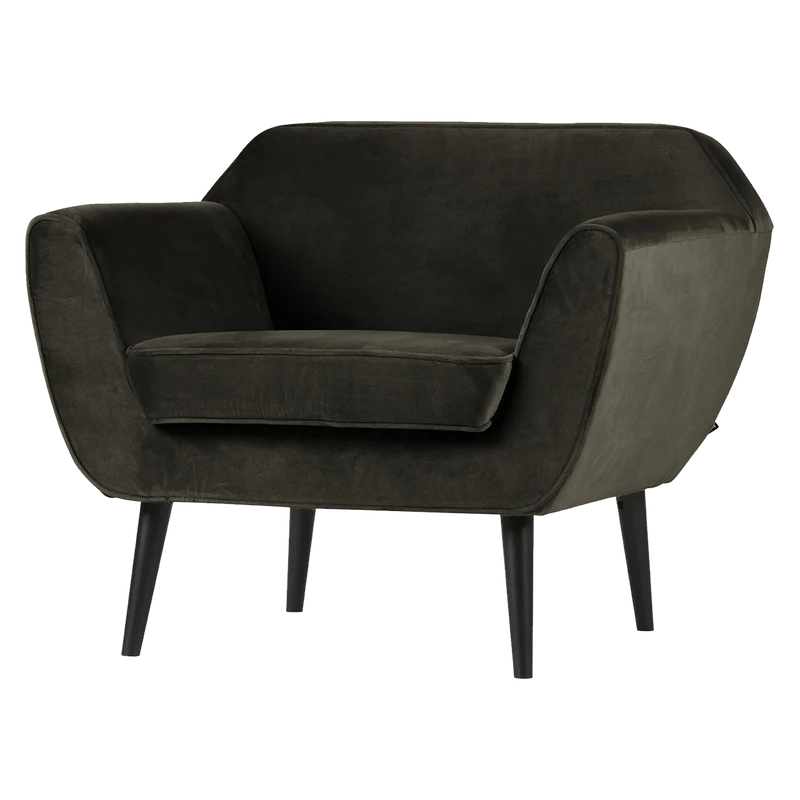 Rocco fauteuil velvet warm groen