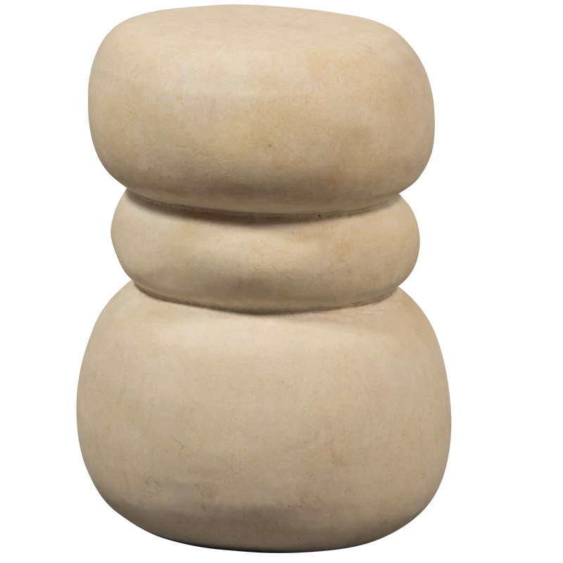 Yvo bijzettafel betonlook naturel