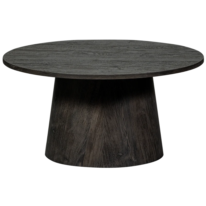 Maan salontafel mdf donkerbruin 40xø80 cm