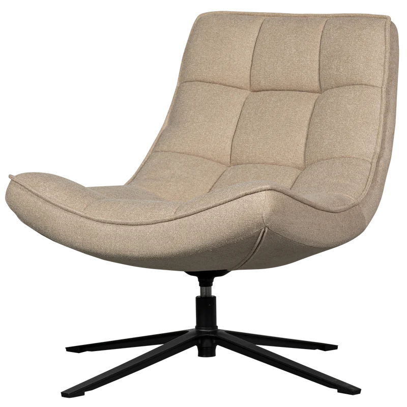 Maudi draaifauteuil naturel