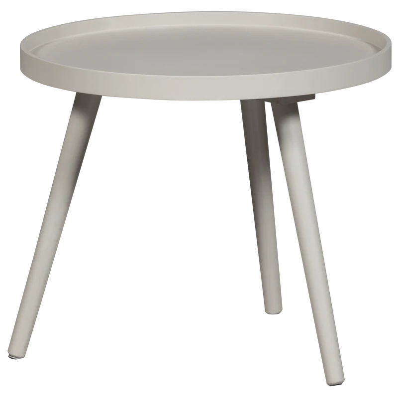 Mesa bijzettafel M hout zand 45xø45