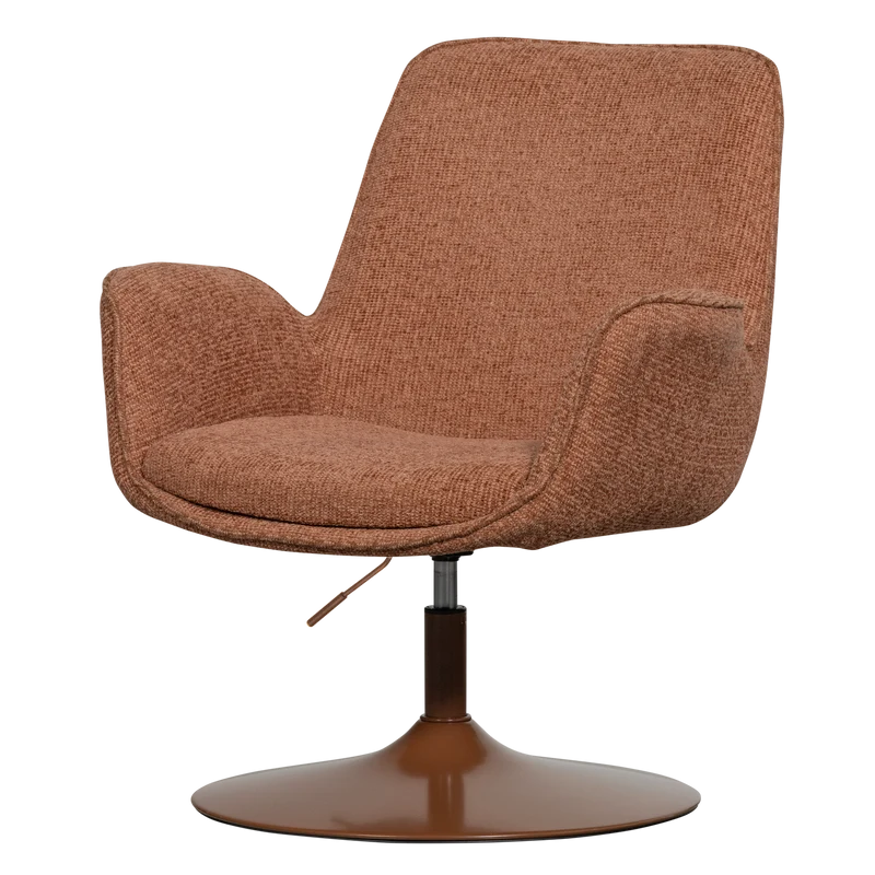 Marten in hoogte verstelbare fauteuil oranje
