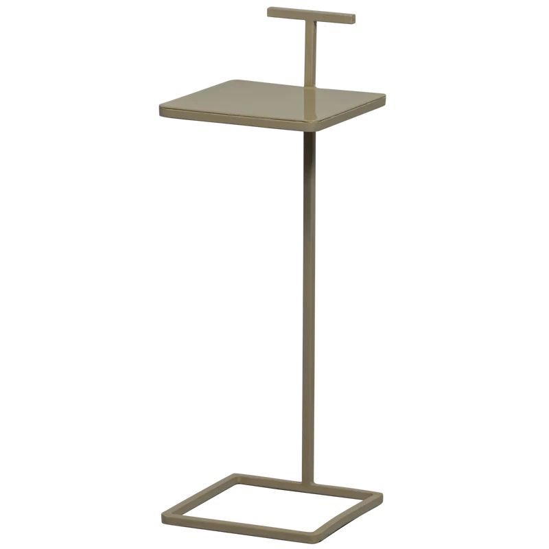Toste bijzettafel metaal donker zand