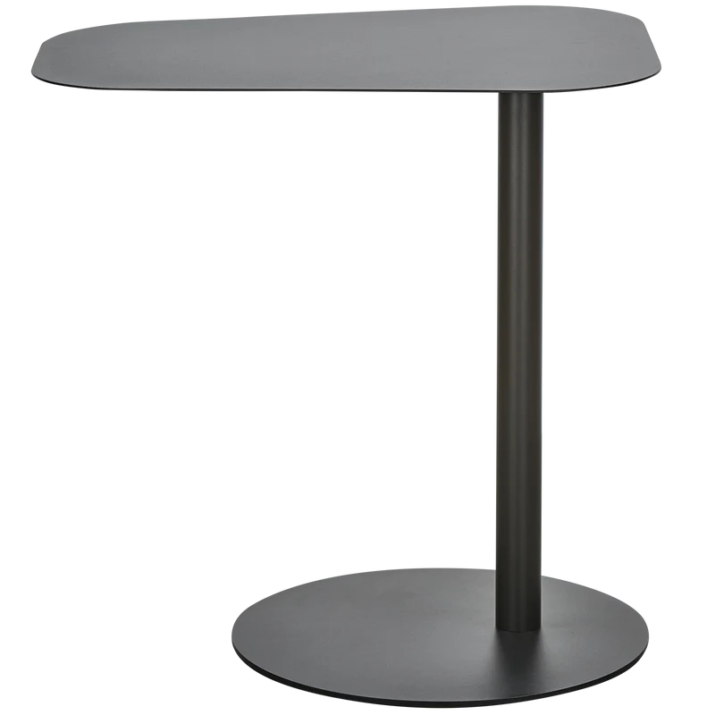 Lia bijzettafel metaal zwart