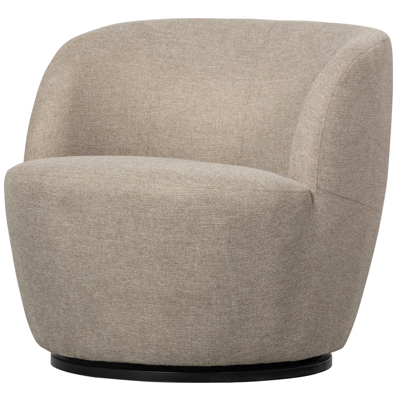 Serra draaifauteuil geweven stof zand