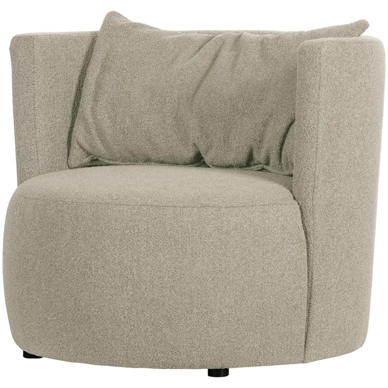 Explore fauteuil bouclé naturel
