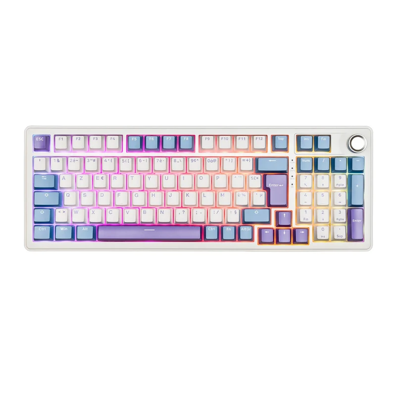 The G-Lab Keyz Elite 400 Wireless ISO FR - White/Blue