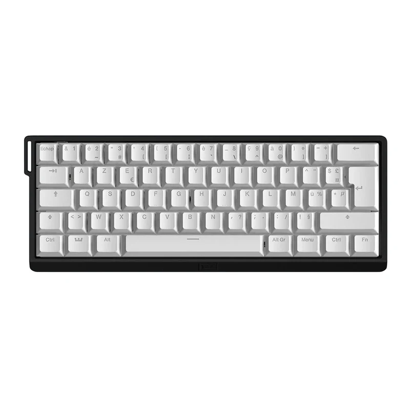 Wooting 60HE v2 ISO FR Black - PBT White