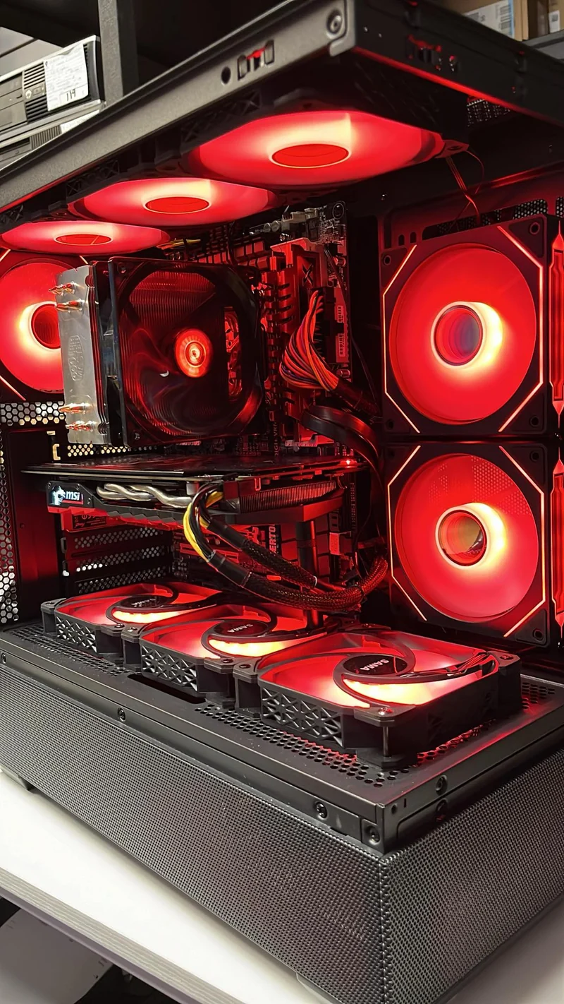 (SUR COMMANDE) PC GAMING i7-4770 GTX1060 6GB 32GB Ram SSD NEUF 1TB SAMA Noir
