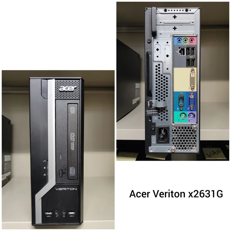 PC Desktop HP Veriton X2631G i7-4770s 8Go SSD 256Go Win11 USB 3.0