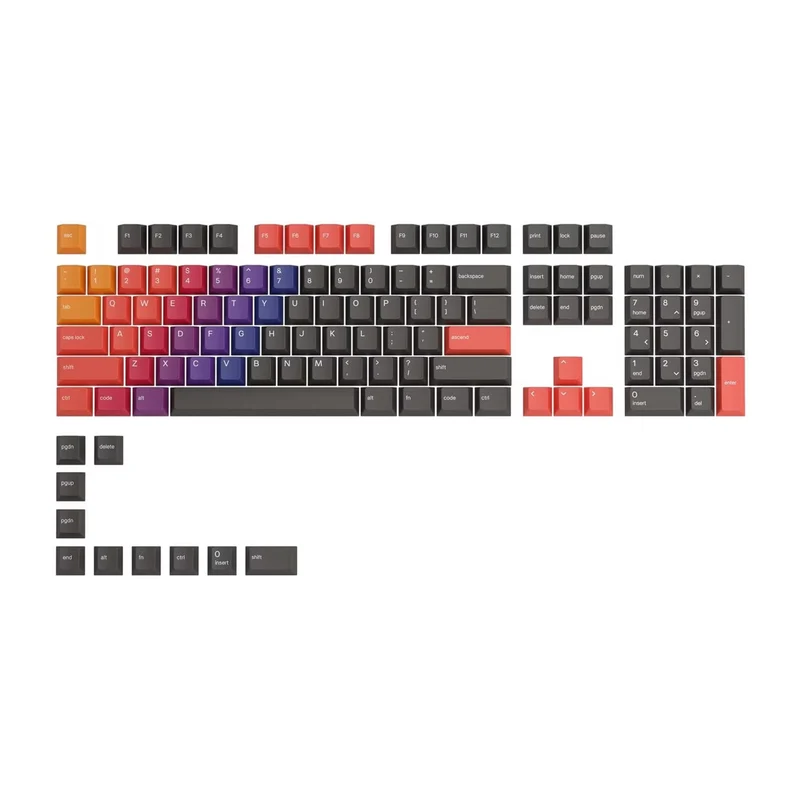 Glorious Keycaps V1 PBT ANSI US - Celestial Fire