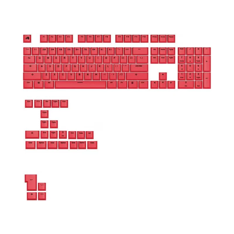 Glorious Keycaps V2 PBT ANSI US - Revive Red