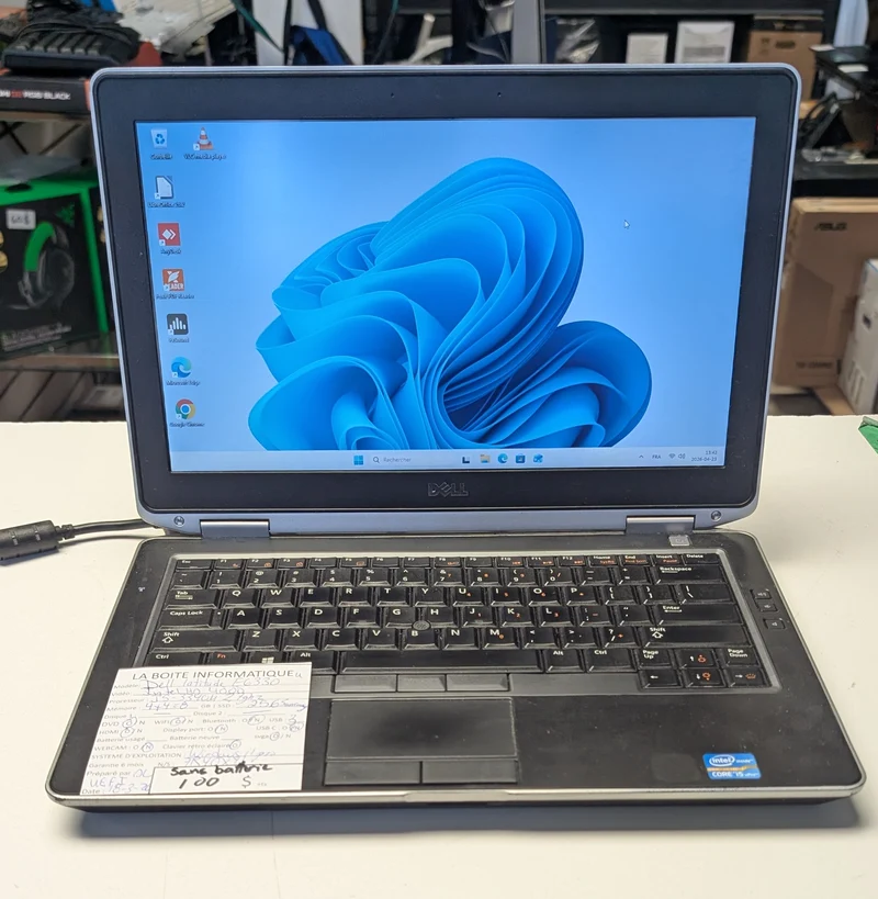 💻 Laptop Dell Latitude E6330 13.3" i5-3340M | 8Go RAM | SSD 256Go Samsung | HDMI | Backlit | Win11