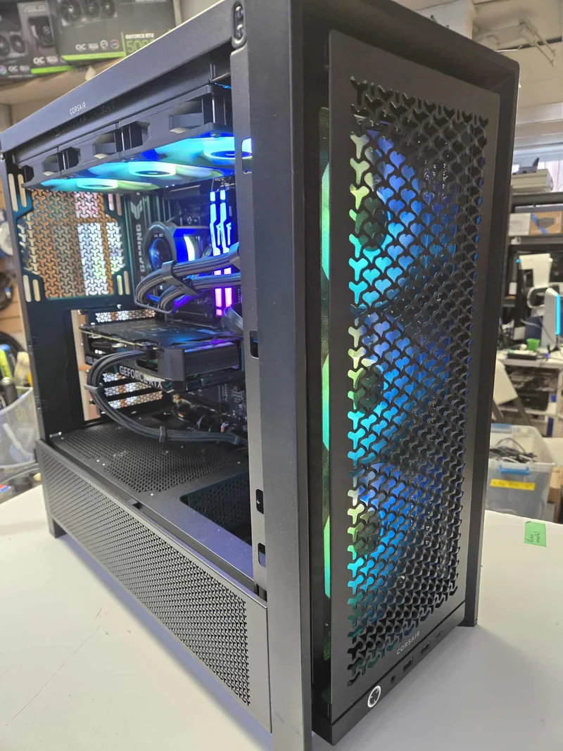🔥 PC GAMING RYZEN 7 9800X3D RTX 4070 12GB 32 GB DDR5 NVMe 2TB WiFi – HAUT DE GAMME