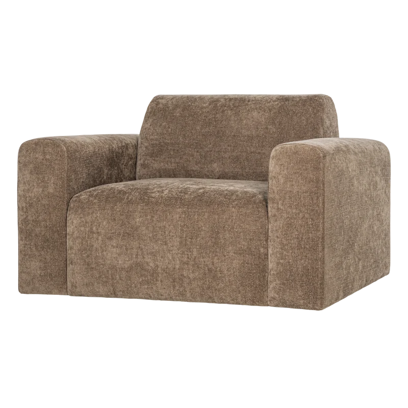 Umina fauteuil slub chenille khaki