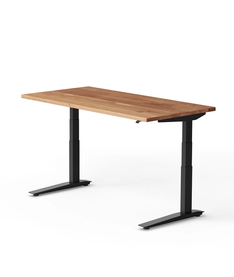 Fully Bureau assis-debout Jarvis en bois massif* 1600 x 800
