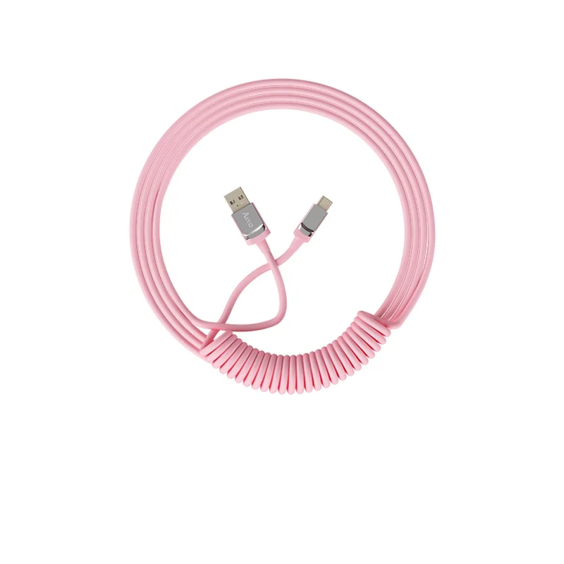 Akko Coiled Cable Pink