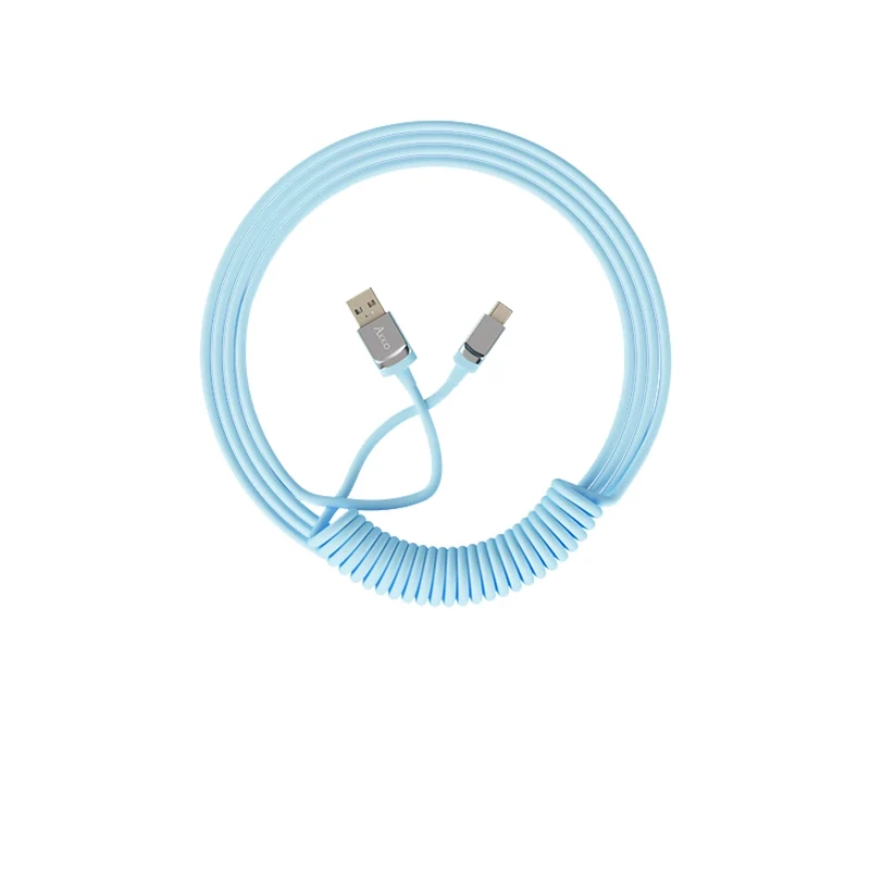 Akko Coiled Cable Blue