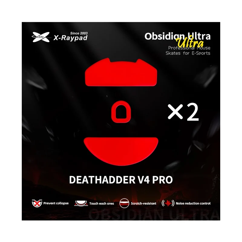 X-Raypad Skates Obsidian Ultra Razer Deathadder V4 PRO