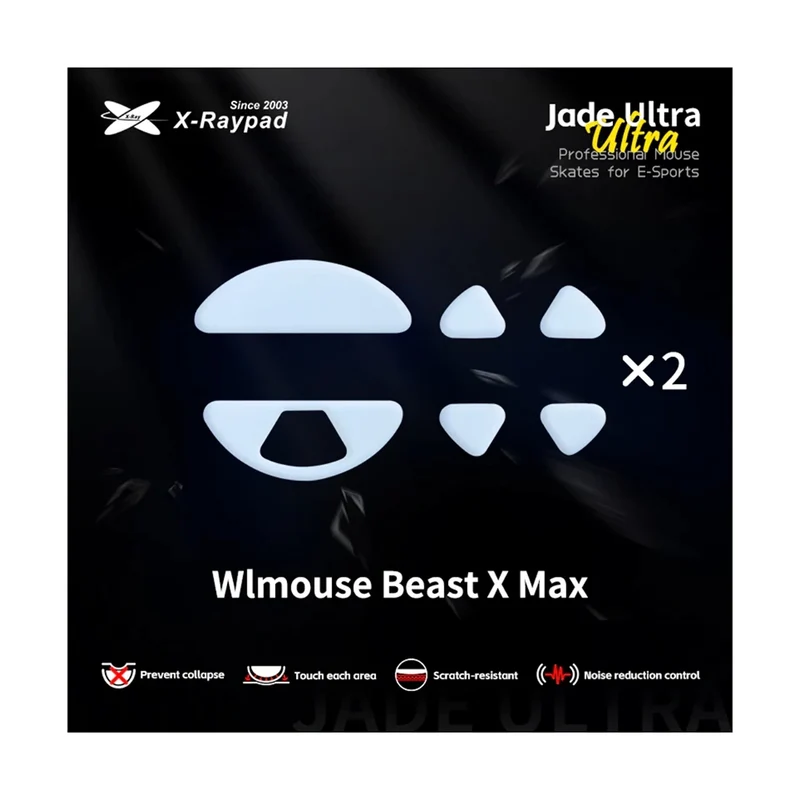 X-Raypad Skates Jade Ultra WLMouse Beast X Max