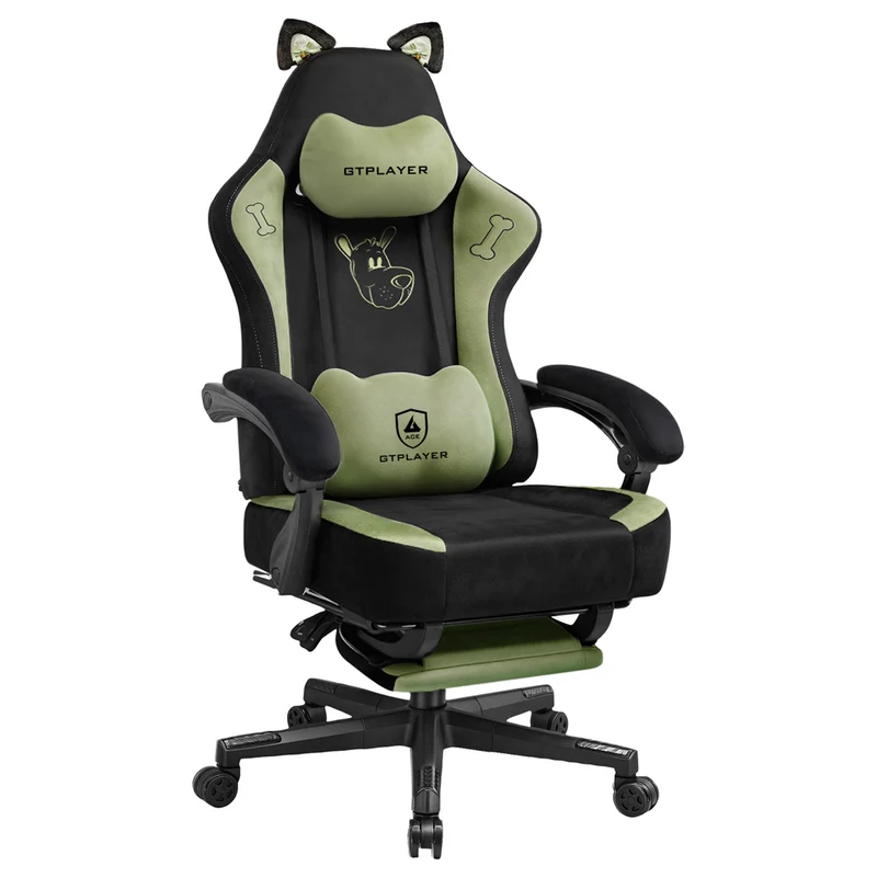 Pawsome Gaming Chair with Footrest GTP610