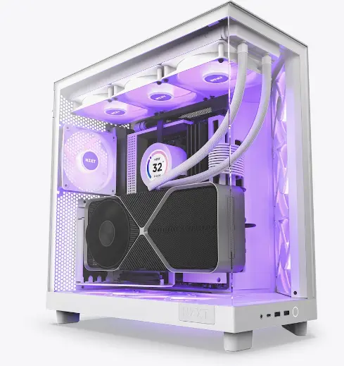 NZXT H6 Flow RGB BLANC