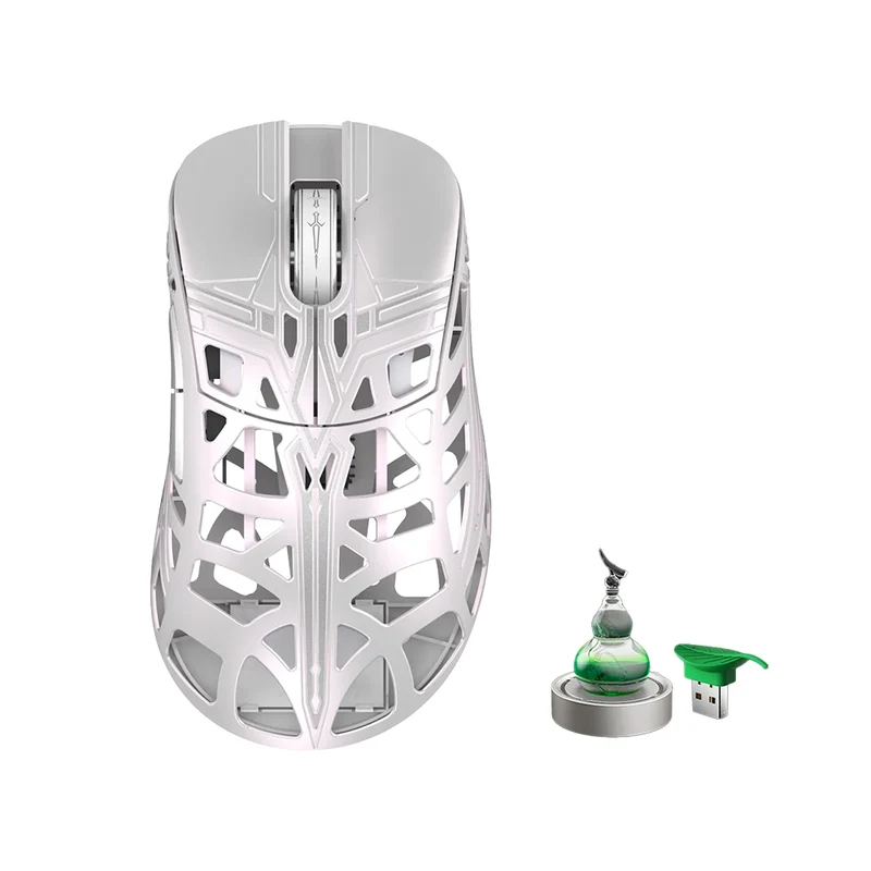 WLMouse × The Swords 8K Magnesium Wireless White
