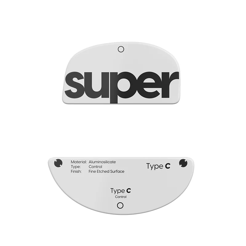 Superglide Type-C Glass Skates Pulsar ZywOo The Chosen Mouse White