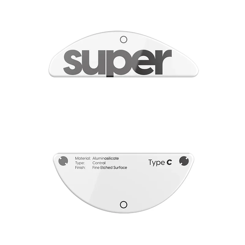 Superglide Type-C Glass Skates Pulsar X3 LHD Series White