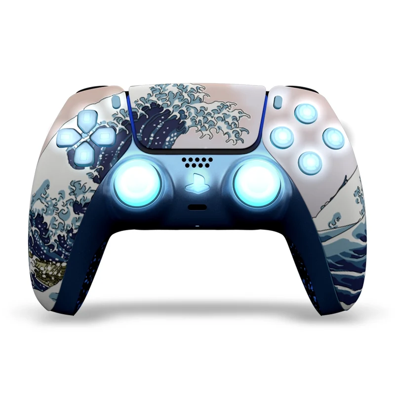Draw My Pad PS5 Paddles Kanagawa Leds