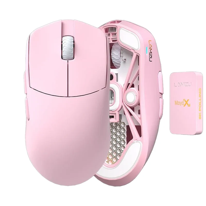 Lamzu Maya X 8K Wireless Light Pink