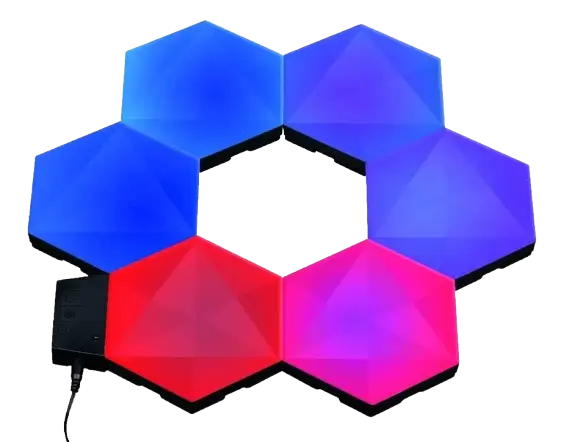Panneaux LED Hexagone RGBIC - Inferno