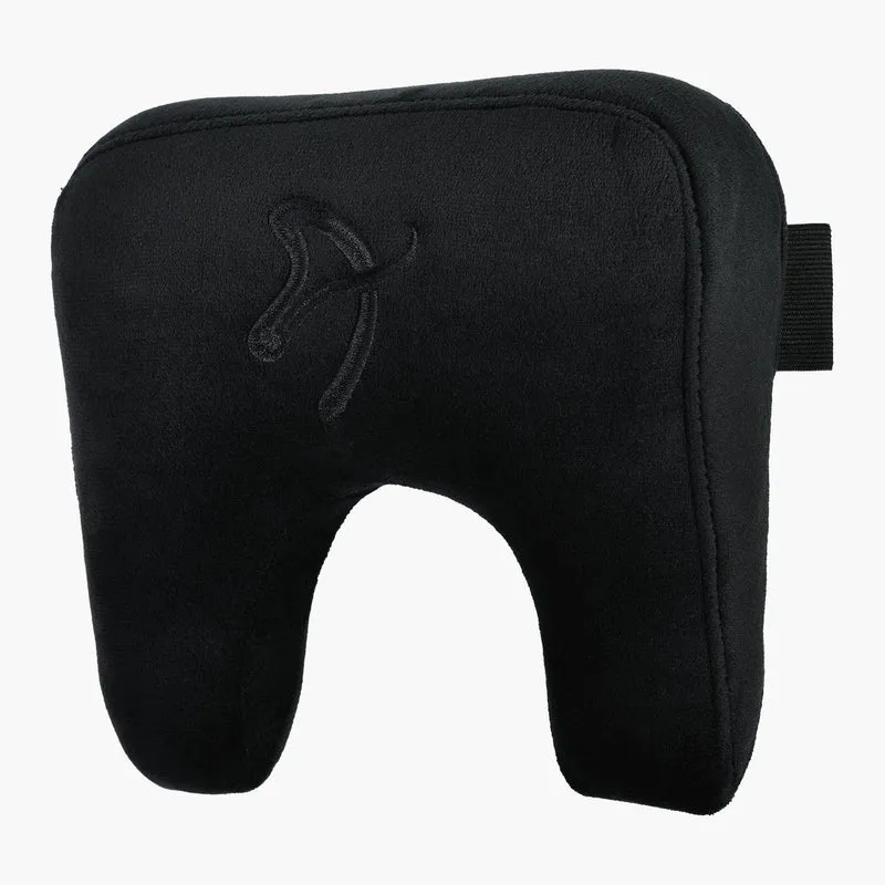 Neck Support Pillow Velvet Black