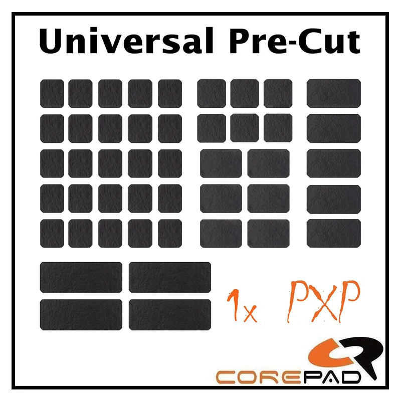 Corepad Grips PXP Universal Pre-Cut Keyboard & Mouse Black