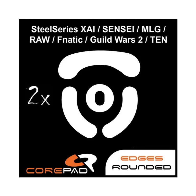 Corepad Skates Teflon PRO SteelSeries XAI / Sensei / Sensei Ten / MLG / RAW / Fnatic / Guild Wars 2