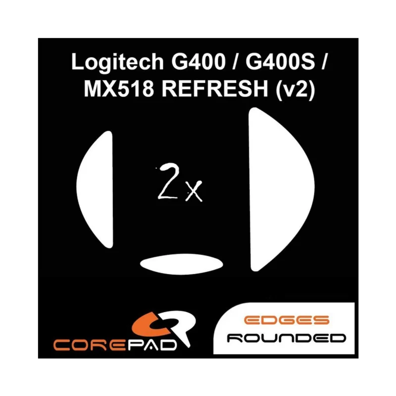 Corepad Skates Teflon PRO Logitech G400 / G400S / MX518 REFRESH v2