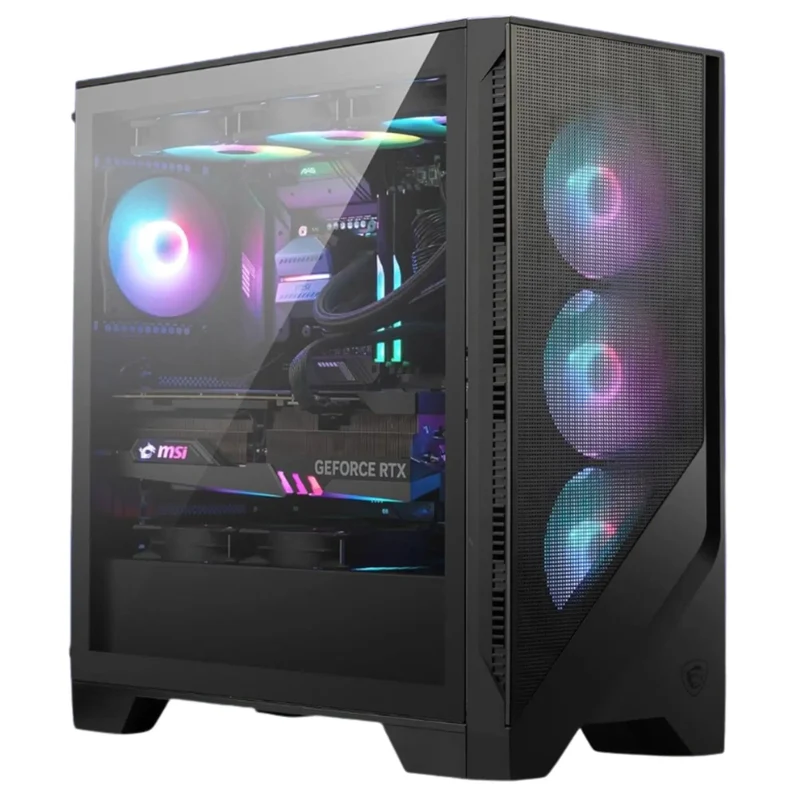 PC Gamer MSI MAG Forge 320R — RTX 5060 Ti 16 Go · Ryzen 5 5500 · Noir