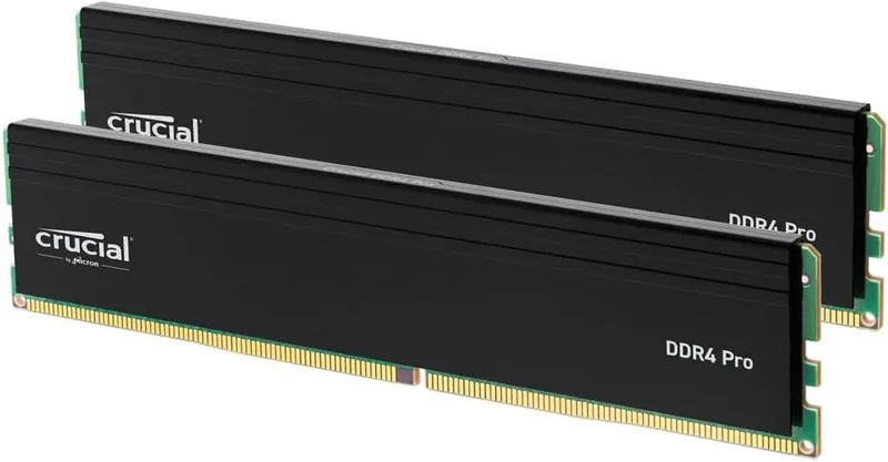 Kit Mémoire RAM Crucial Pro DDR4 – 64 Go (2 x 32 Go) – 3200 MHz
