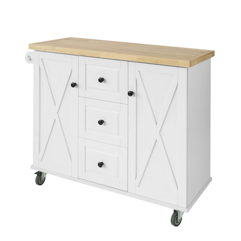 SoBuy FKW96-WN Desserte Roulant Buffet Meuble de Rangement Cuisine