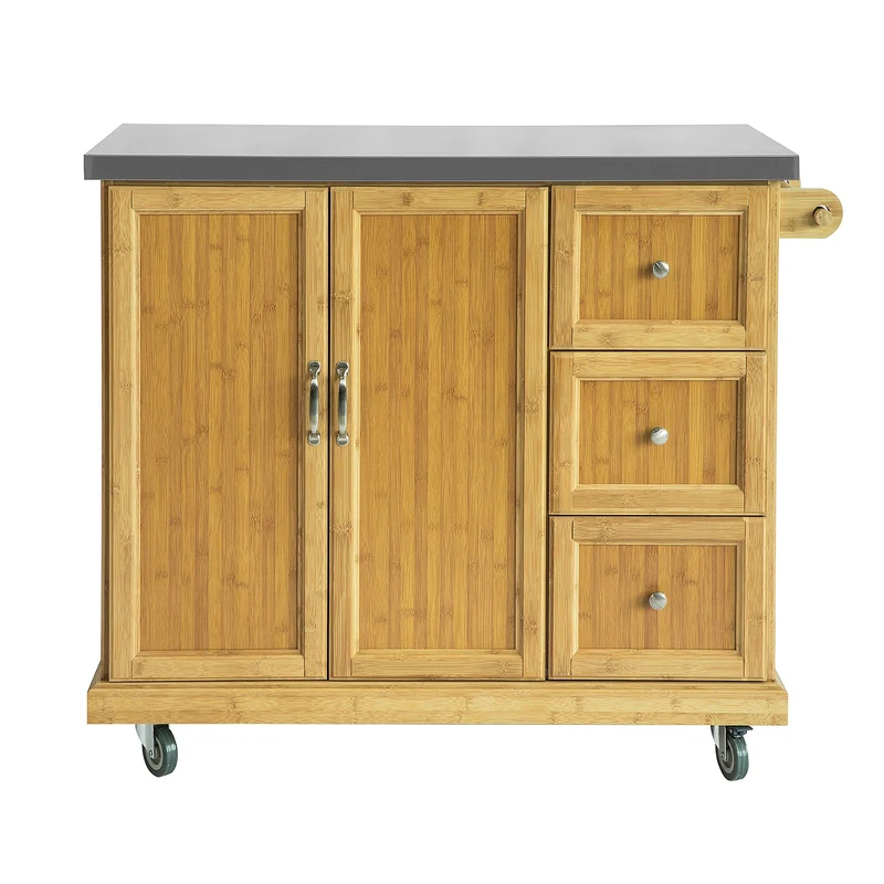SoBuy FKW81-N Desserte à roulettes Desserte de Cuisine Meuble de Rangement Cuisine