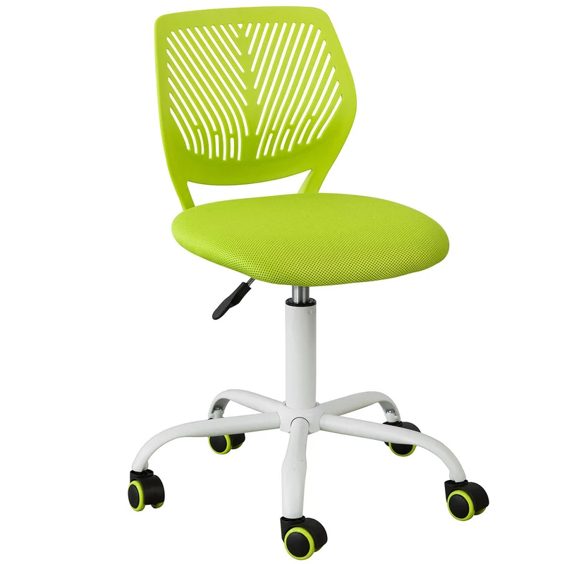 SoBuy FST64-GR Chaise Ergonomique Fauteuil Pivotant Hauteur Réglable
